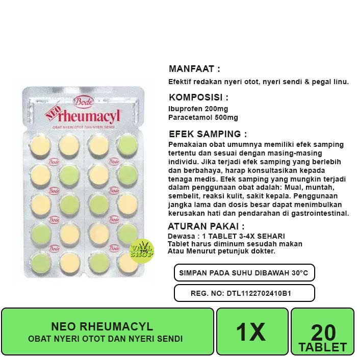 VSHOP. NEO RHEUMACYL ISI 20 TABLET