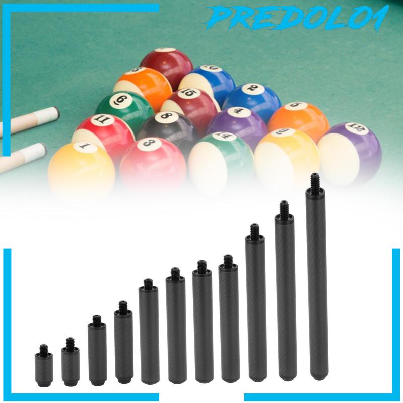 [Predolo1] Pool Cue Extension Billiard Supplies Plug Belakang Dengan Bumper Pool Cue Extender