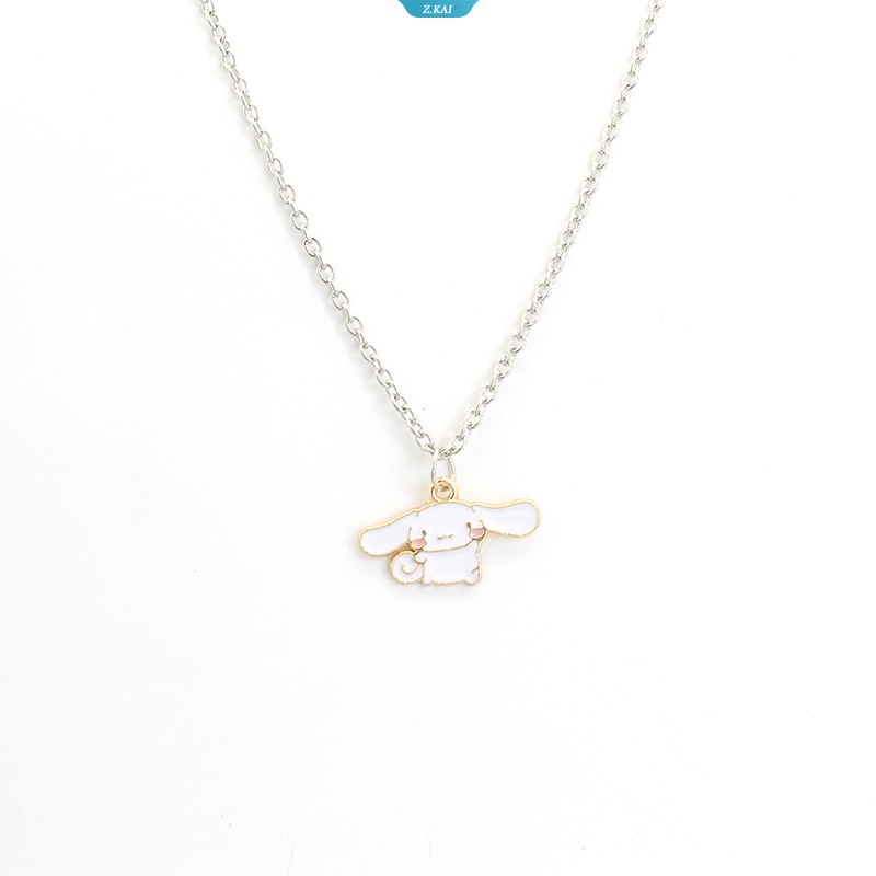 Kawaii Sanrio Kuromi My Melody HelloKitty Pom Pom Purin Kalung Perhiasan Cosplay Kalung Wanita Rantai Klavikula Lucu Pesta Perhiasan Hadiah [ZK]