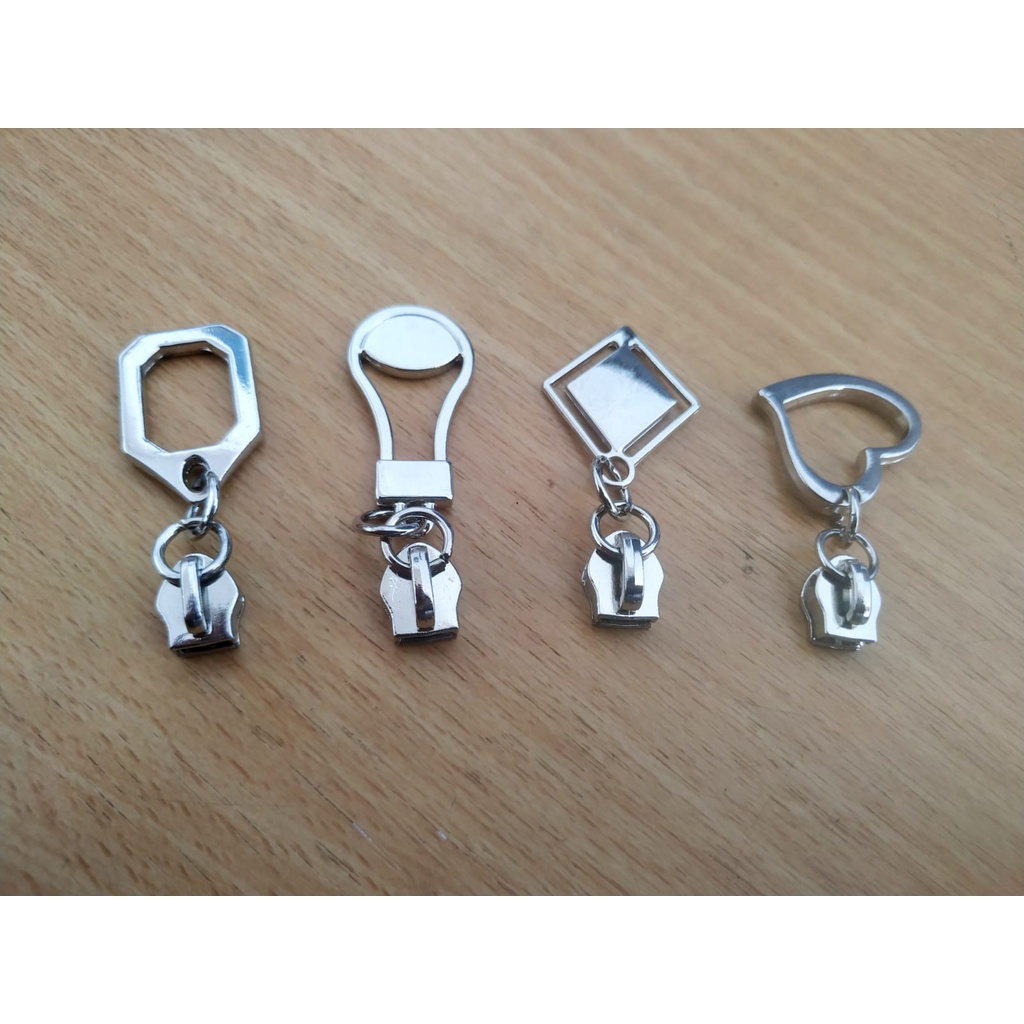 kepala resleting uk 5 untuk gigi plastik/pcs