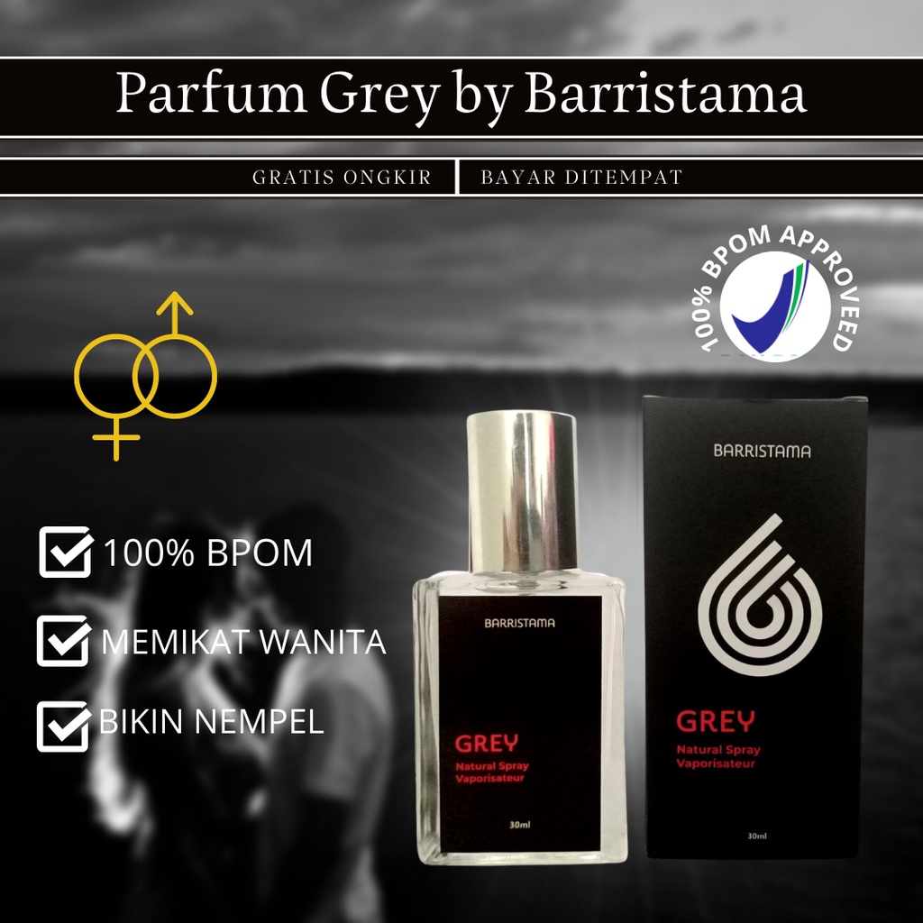 Parfum Grey &amp; Rouge 30ml Parfum Pemikat Wanita BPOM - Parfum Pria Terlaris Eau De Parfum EDP inspired by JAYROSSE