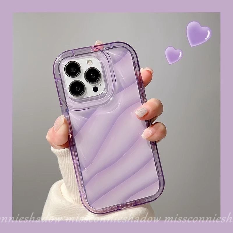 IPHONE Casing Shockproof Korgasi Kreatif Stereo 3D Baru Kompatibel Untuk Iphone11 13 14 12 Pro MAX 7Plus 6 8 6S 7Plus XR XS X MAX 8Plus SE 2020 Mewah Simple Bening Penutup Warna Permen