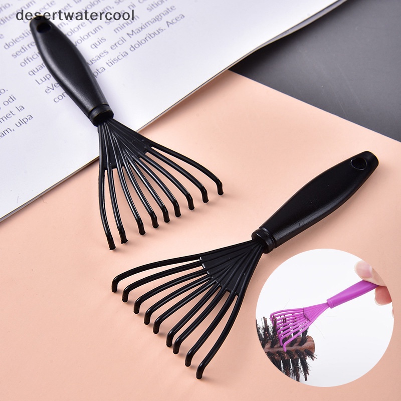 Deid 3Pcs /set Pembersih Plastik Gagang Dapat Dilepas Pembersih Alat Sikat Rambut Sisir Mini Martijn