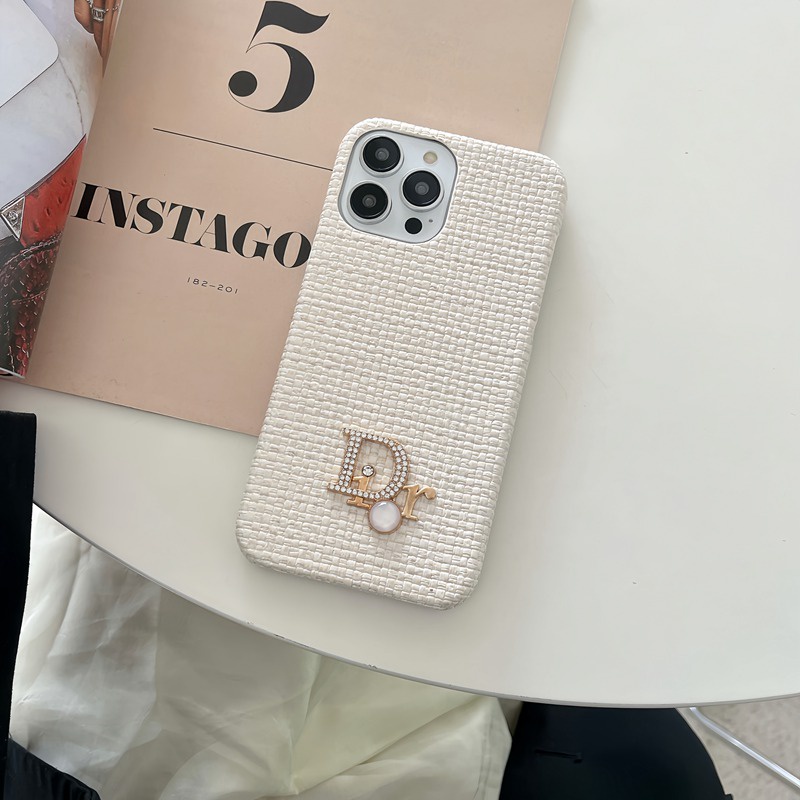 Luxury woven pattern Classical Bling Sparkly Phone Case for IPhone 11 13 12 14 PRO Max 14 Plus Phone Case for Women Girl DR