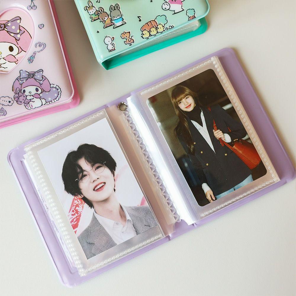 [Elegan] Album Foto 3inch Mainan Lucu Untuk Anak Perempuan Kuromi Photocard Holder Koleksi Foto Mini Binder Gift Cards Collect Book