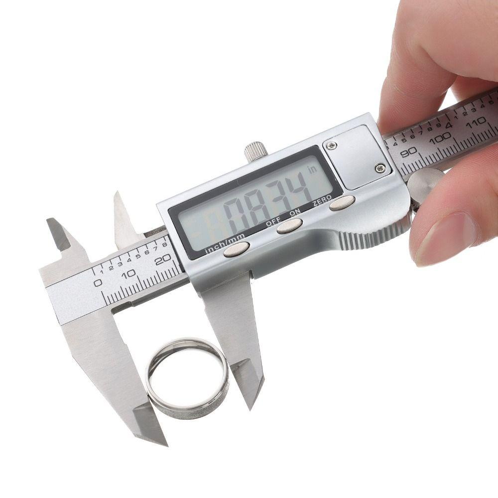 TOP Jangka Sorong Digital Layar LCD Besar Vernier Caliper Digital Jangka Sorong Alat Ukur