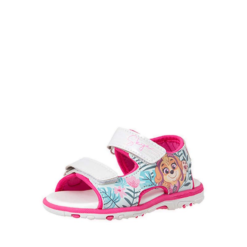 Payless Character Childrens Flower Flip Flop - White_07