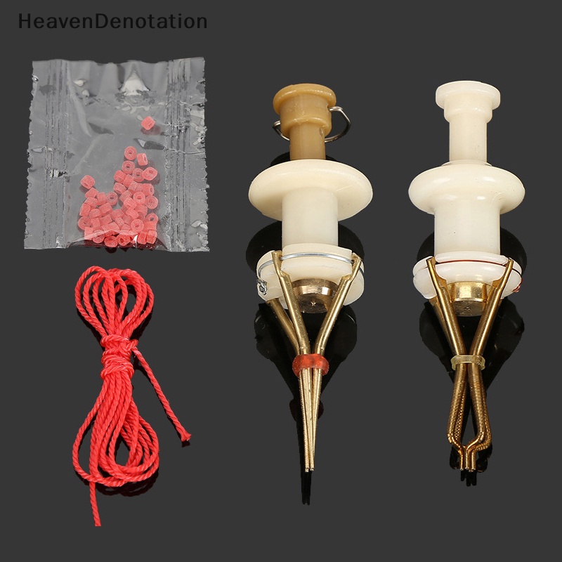 [HeavenDenotation] Umpan Pancing Portabel Klip Ringan Umpan Pancing Profesional Cacing Tanah Bloodworm Klip Fishing Tackle Aksesori HDV