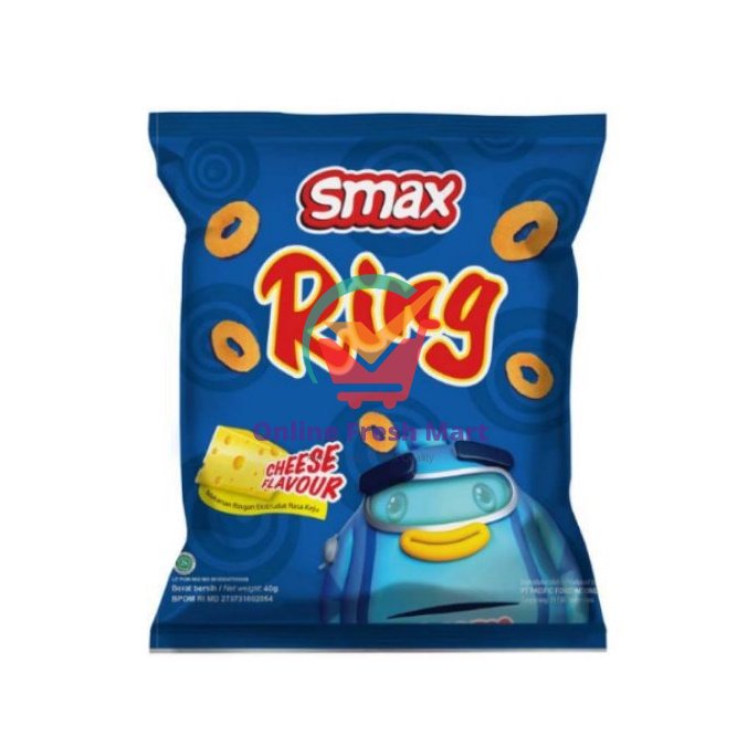 

40g - SMAX Ring Cheese snack cincin keju - Online Fresh Mart Denpasar