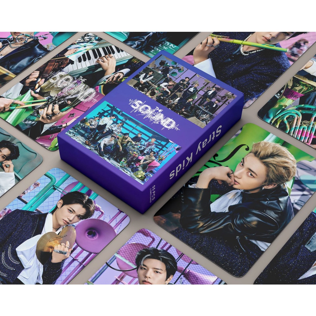 55pcs Stray Kids photocards Ther Sound MAXIDENT CIRCUS MANIAC ODDINARY Natal Hawal Album LOMO card Kpop Postcard photo card