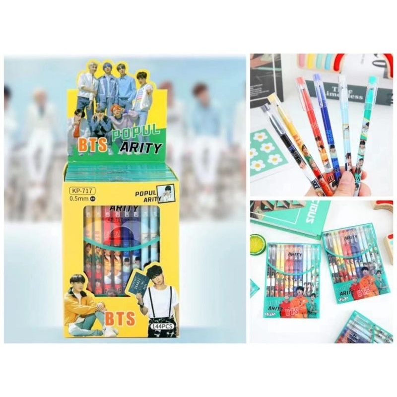 

(Isi 12pcs) pulpen hapus pulpen sekolah anak karakter bisa di hapus pulpen tinta hitam pulpen viral BZ