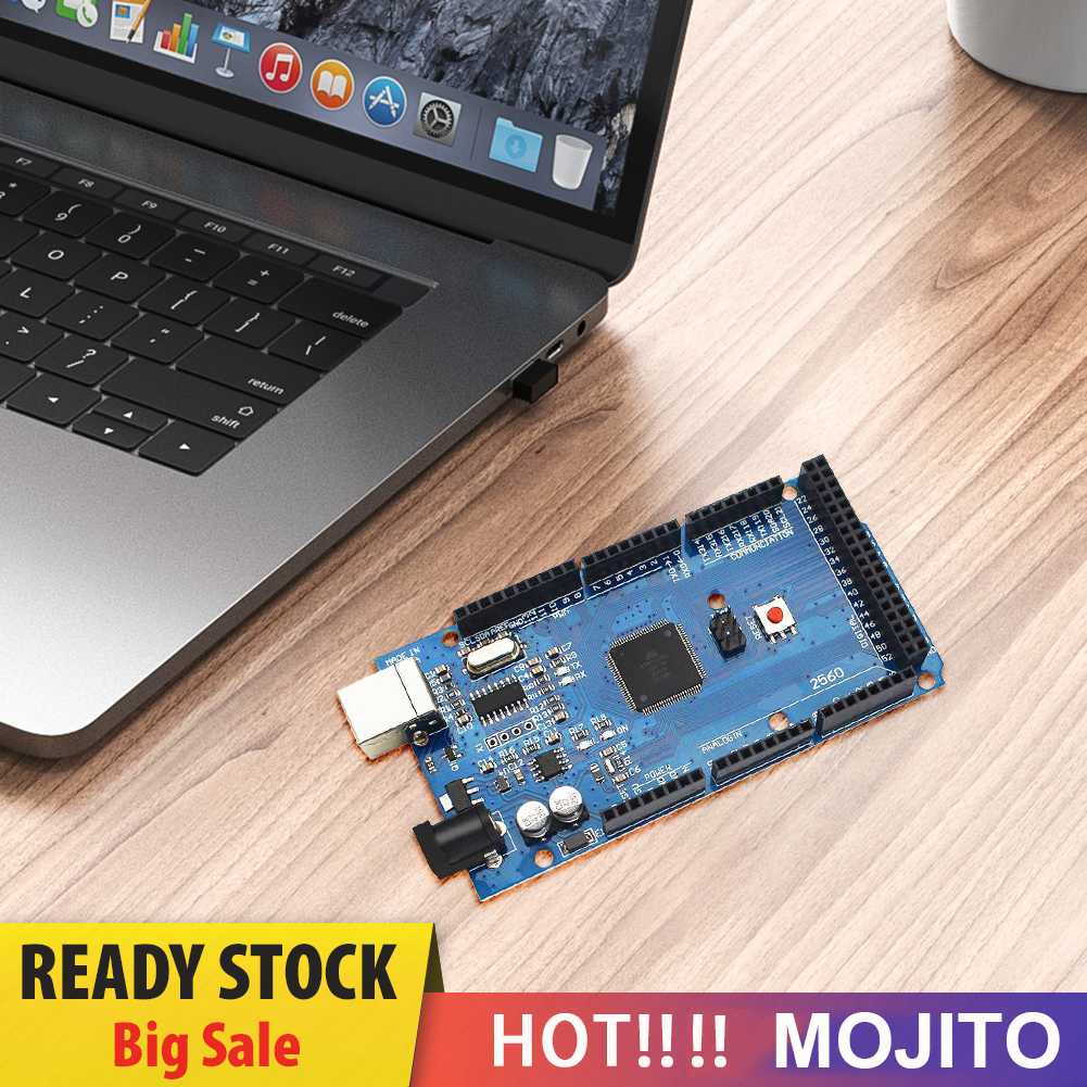 Mega2560 R3 ATmega2560-16AU Papan Pengembangan Mikrokontroler CH340G Chip USB