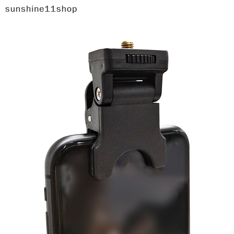 Sho Isi Lampu Klip Kamera Flash Holder Mini1/4 Screw Mount Universal Phone Tripod Tablet Mount Clamp Untuk Fotografi N