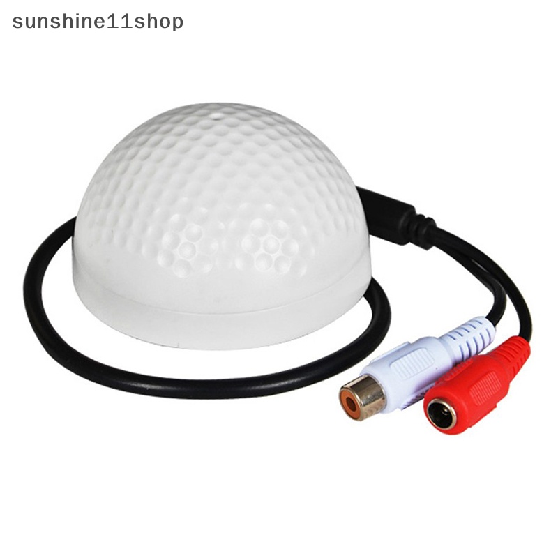 Sho Sound Monitor Audio Pickup Microphone Untuk Kamera Keamanan Pengintai Video CCTV IP Camera N