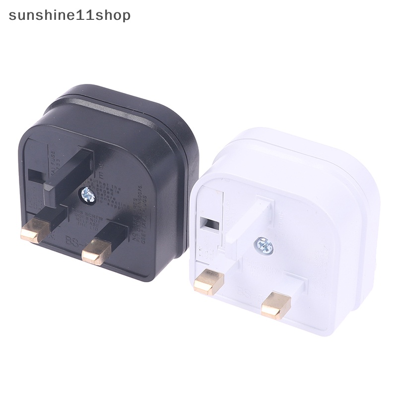 Sho 1Pc Eropa Euro EU 2pin Ke UK 3Pin Power Socket Travel Plug Universal N