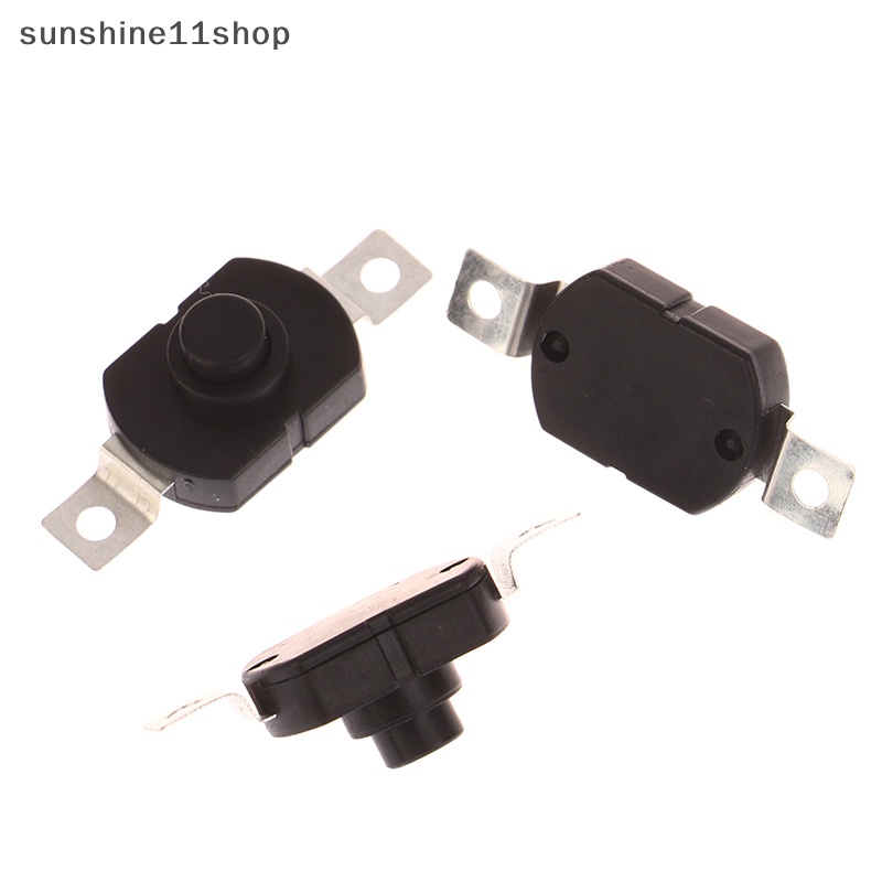 Sho 10pcs 1712-KD Latching Push Button Switch Senter Torch Kunci Mini ON-OFF N