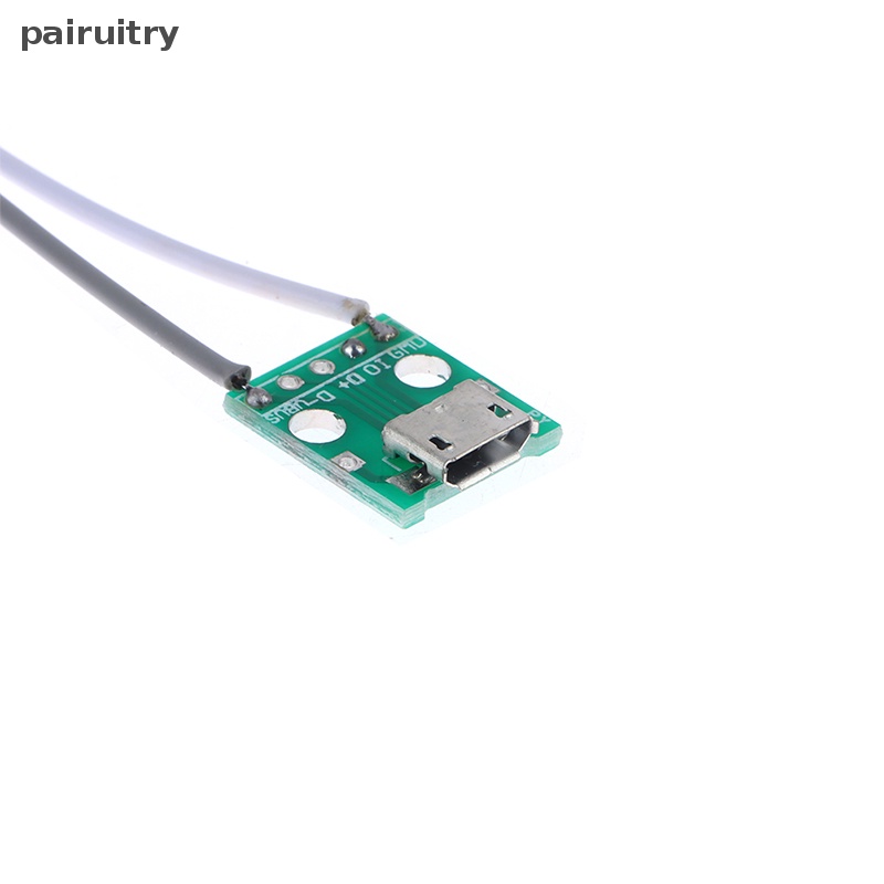 Prt Type-C Micro USB To DIP Adapter Female Konektor B Type PCB Converter Breadboard USB-01 Switch Board SMT Ibu Duduk Dengan Kawat PRT