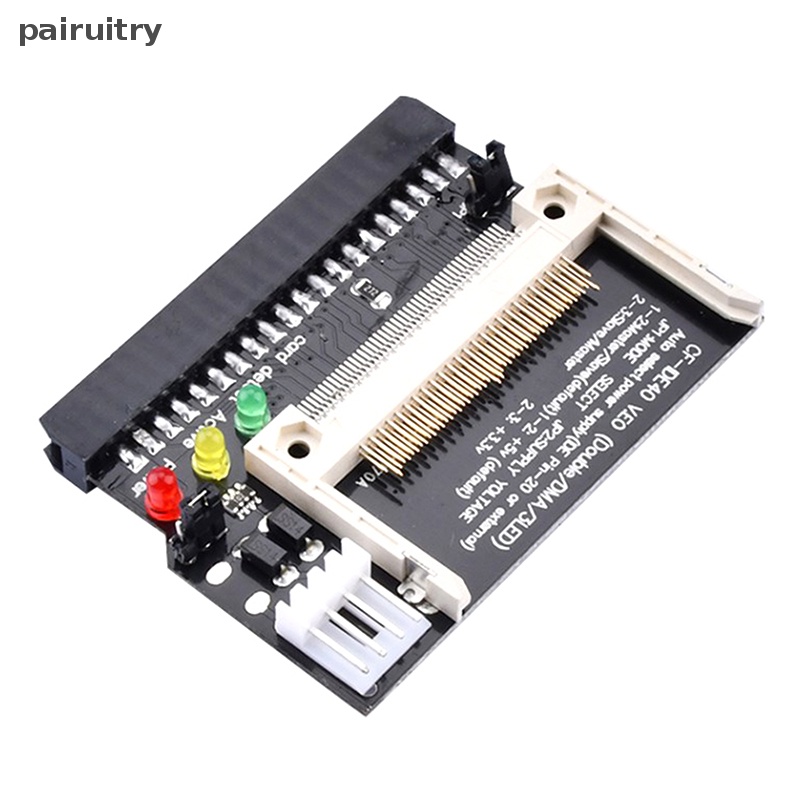 Prt Double Side CF to 40Pin IDEAdapter Power input 5V Adapter Converter Compact Flash CF to 3.5 Female 40Pin IDE Bootable Card PRT