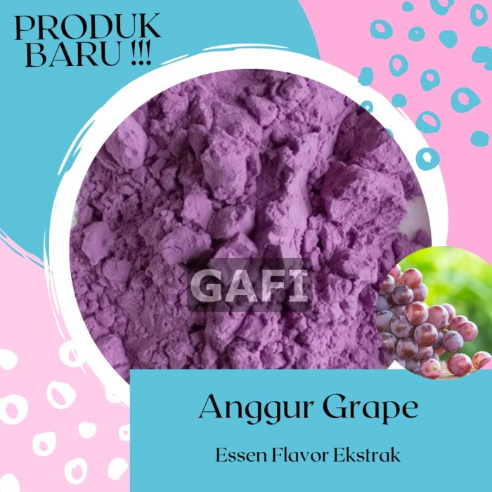 

Bubuk Anggur Grape Murni Essen Flavour Ekstrak 1/2kg BestSeller Murah