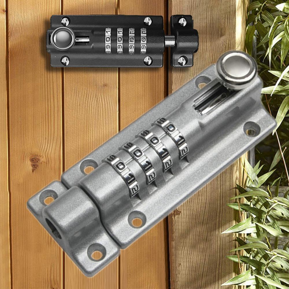 [Elegan] Password Lock Outdoor Metal Door Coded Lock Door Catch Bolt Safety Kunci Laci