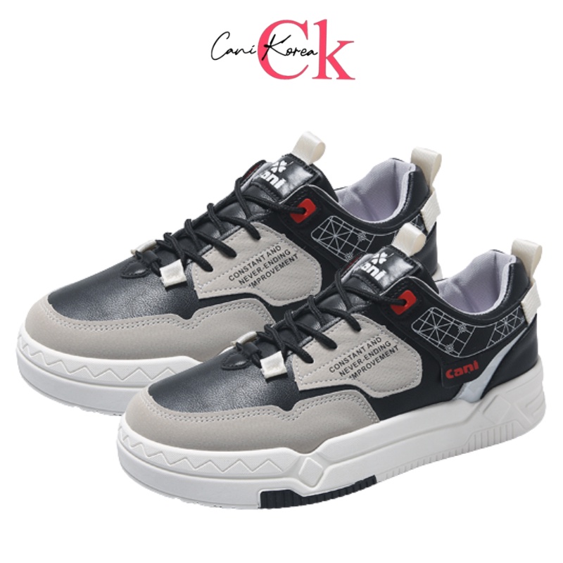 CaniKorea &quot;Free Box&quot; (Size 40-44) Lexy Sepatu Sneakers Pria Kasual Fashion Import 8120