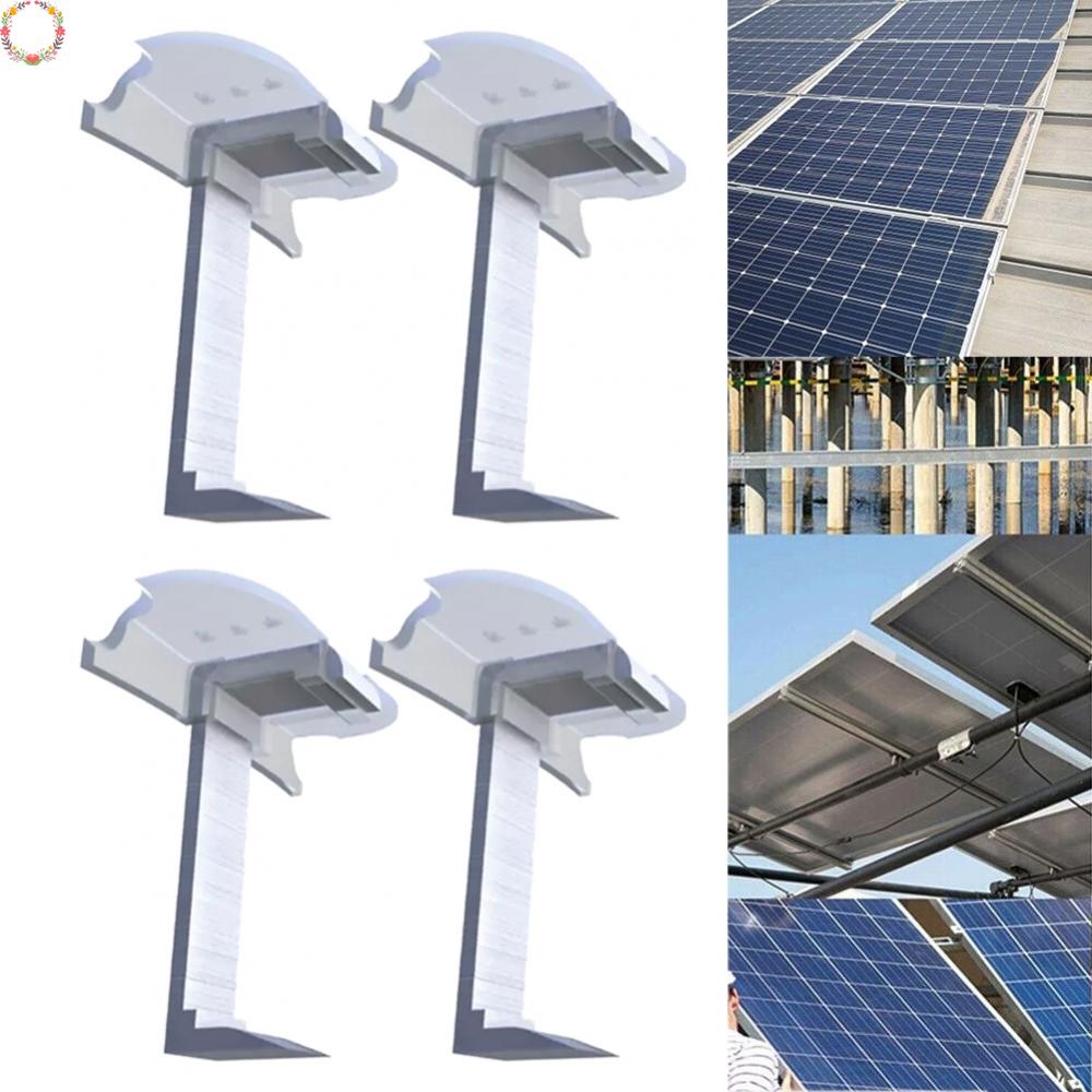 4pcs Klip Penghilang Lumpur Panel Surya Bagian Klip Drainase Panel Surya Luar Ruangan