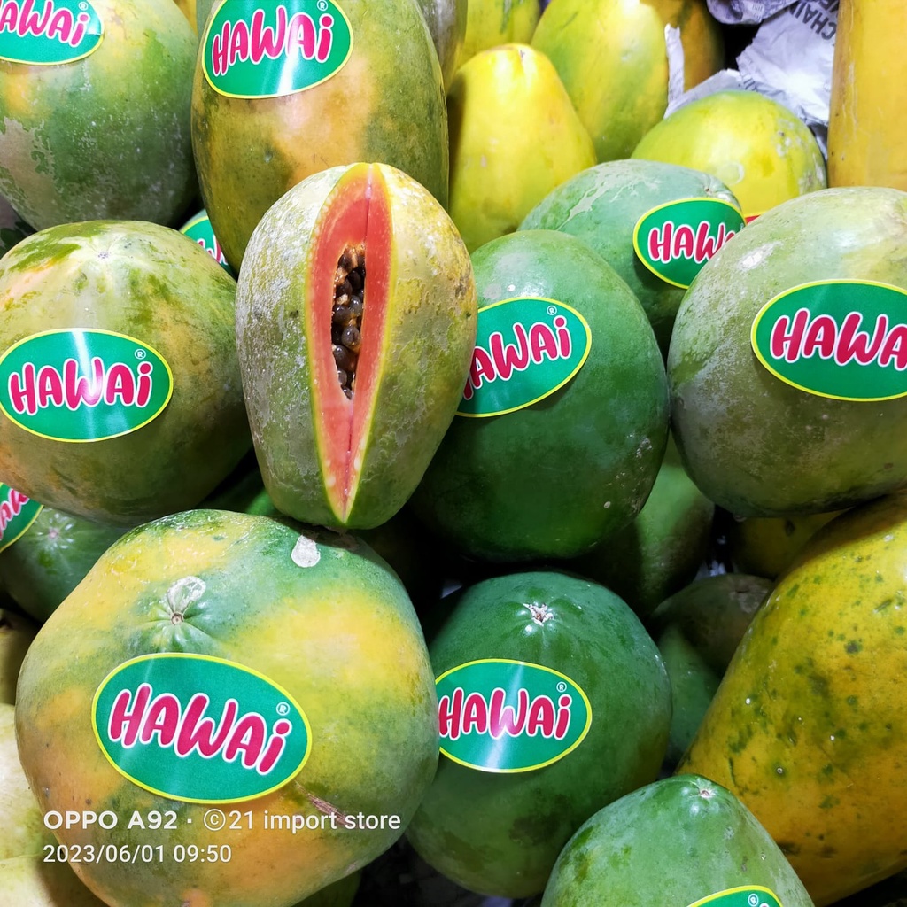 Pepaya Hawai Madu |  Pepaya Hawai Sweet  | 1 Buah