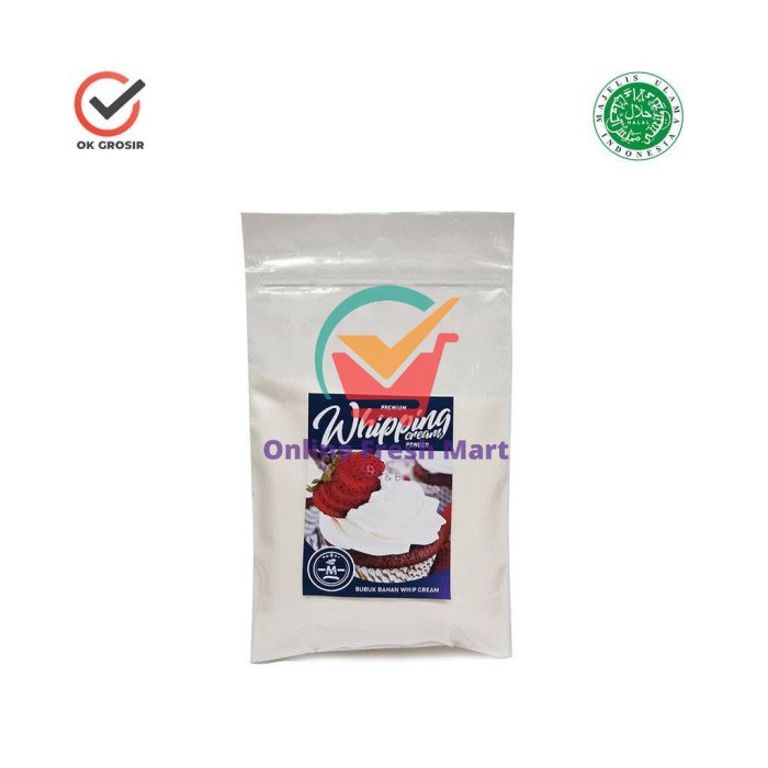 

Whipped Cream Powder repack 100 gr HALAL - Online Fresh Mart Denpasar