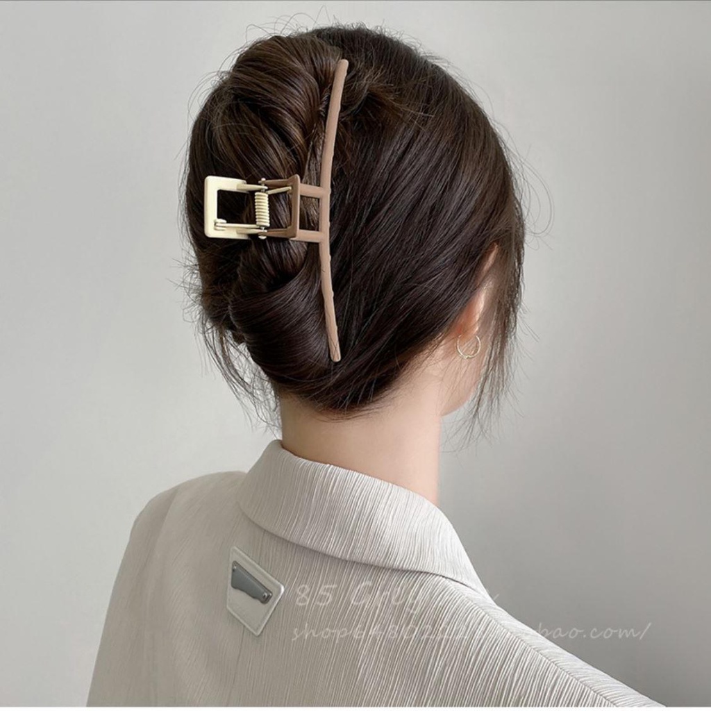 Jepit Rambut Wanita Jedai Doff Metal Besar Premium Fashion Gaya Korea High Quality Impor