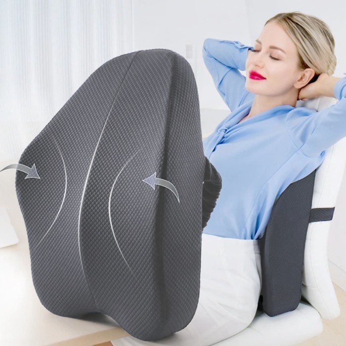 Bantal Sandaran Kursi Terapi Orthopedic Punggung Lumbar Cushion ORI 2B