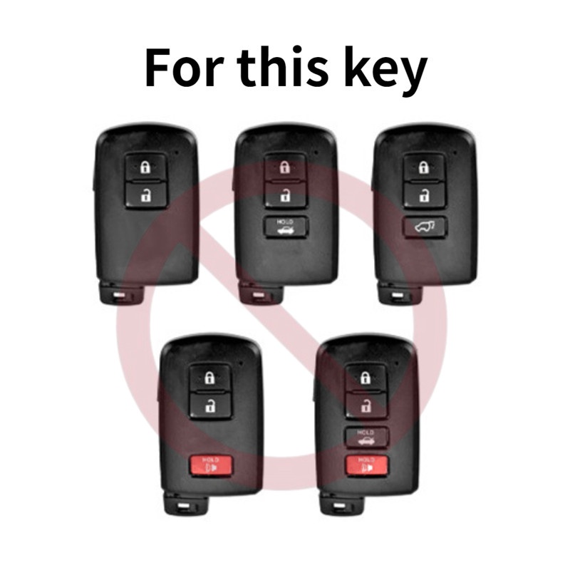 Kasus Kunci TPU Penutup Jarak Jauh Mobil Gantungan Untuk Toyota Camry RAV4 Highlander Corolla Avalon CHR Cangkang Pelindung Car Remote Key Case