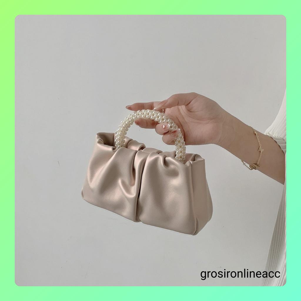 NEW Tas Wanita Selempang FT73 pesta mutiara 22 x 7 x 11.5 cm