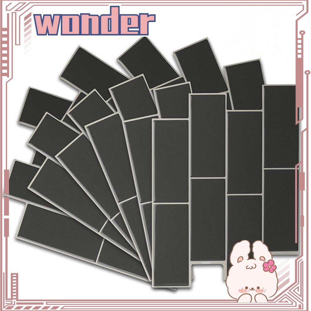 Wonder Stiker Dinding Dapur Kamar Mandi Subway Tile 3D Self Adhesive Decal