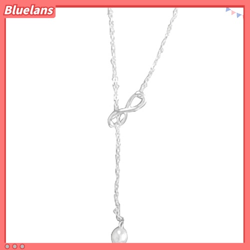 [BLS] Wanita Kecil Tak Terbatas Beruntung Nomor8 Tergantung Pesona Pengantin Pernikahan Kalung Perhiasan