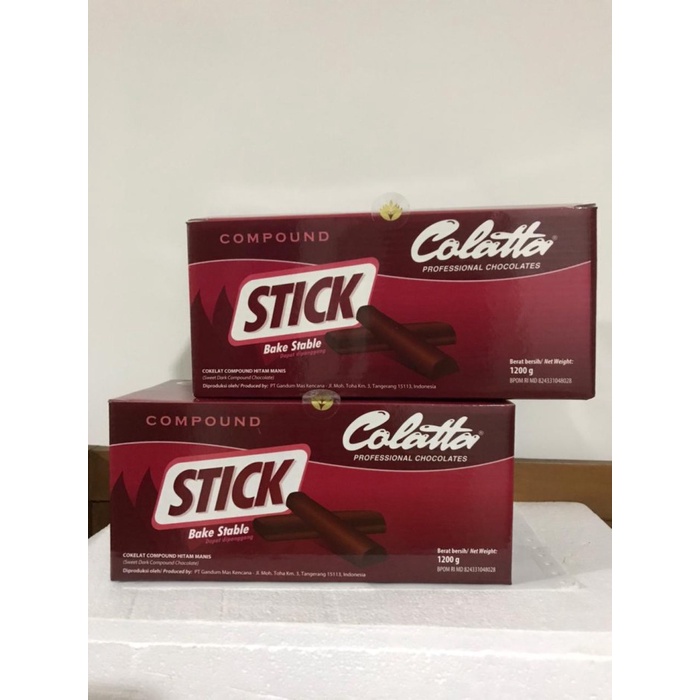 

[New Arrival] Colatta Chocolate Compound Stick 1.2kg