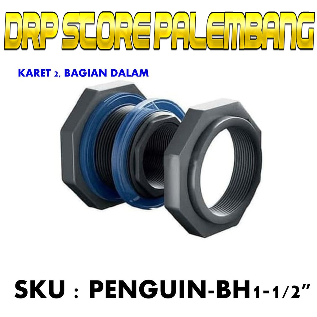 Penguin Bulkhead Fitting Penguin 1 1/2 inch