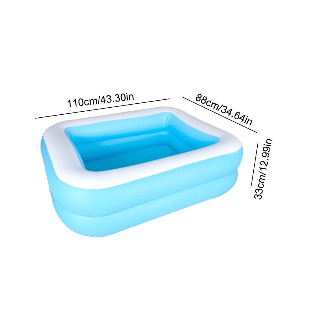 Kolam Renang Mandi Olahraga Air Keluarga Renang Menebal Musim Panas Peralatan Kolam Tiup Untuk Halaman Taman Rumah Tangga