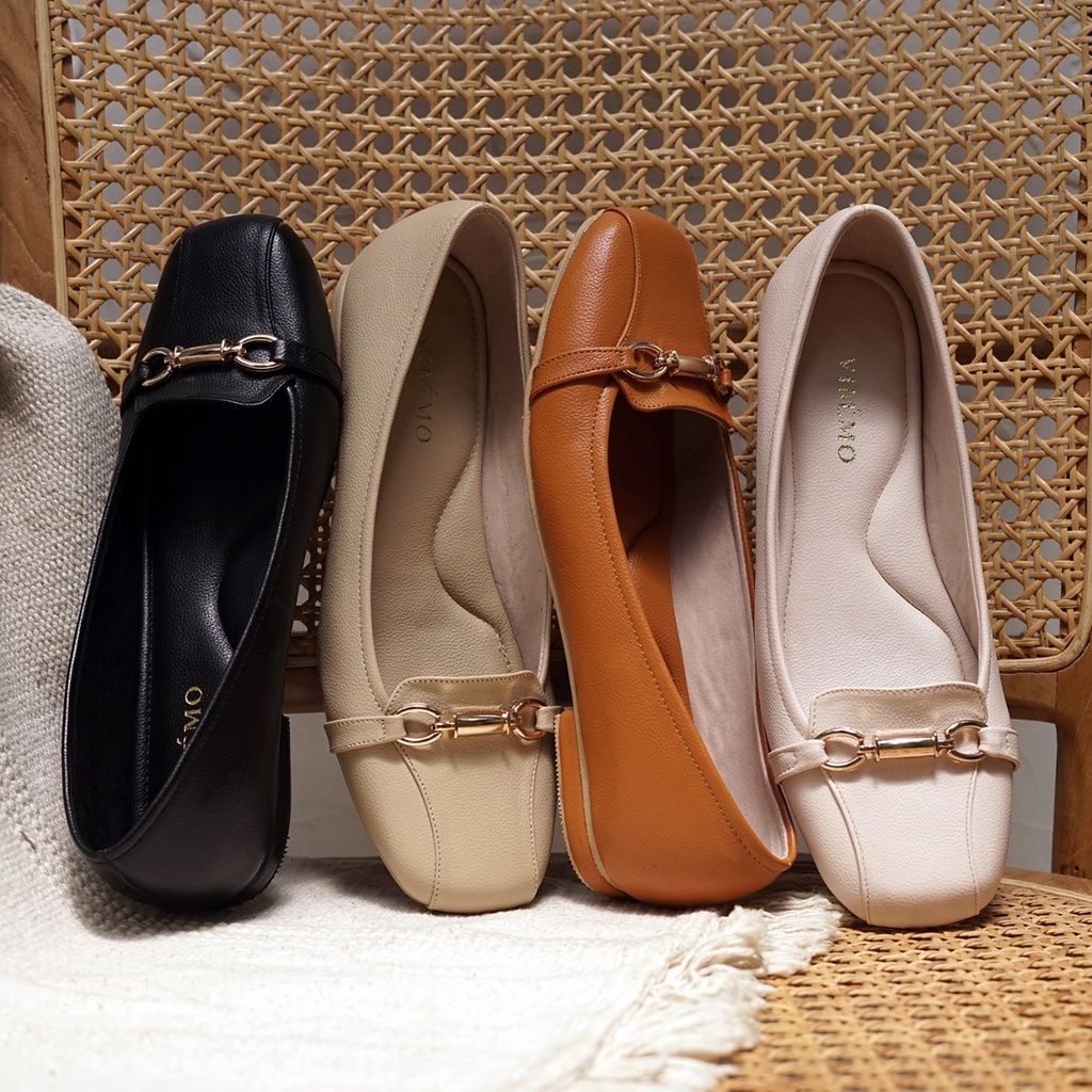 Vimemo Jeslyn -  Sepatu Flatshoes Kerja Kuliah Sepatu Daily