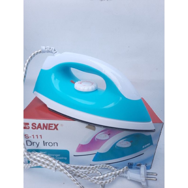 SANEX Setrika Listrik S-111 Iron Gosokan Anti Lengket