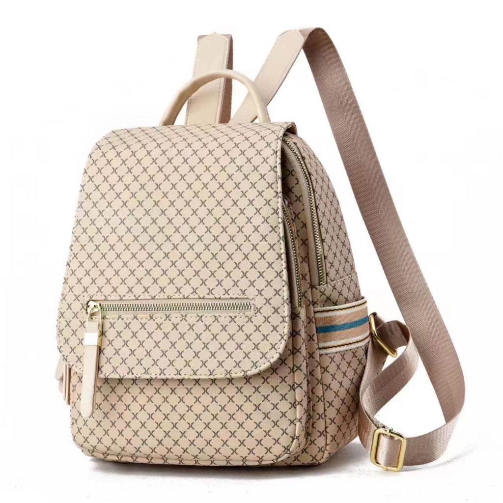 JX 860  Tas Ransel Waterproof Bahan Premium - Ransel Wanita Korea  - Ransel Import Kece