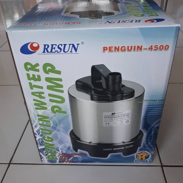 Resun Penguin 4500 SP4500 Water Pump Air Celup Submersible Vertical