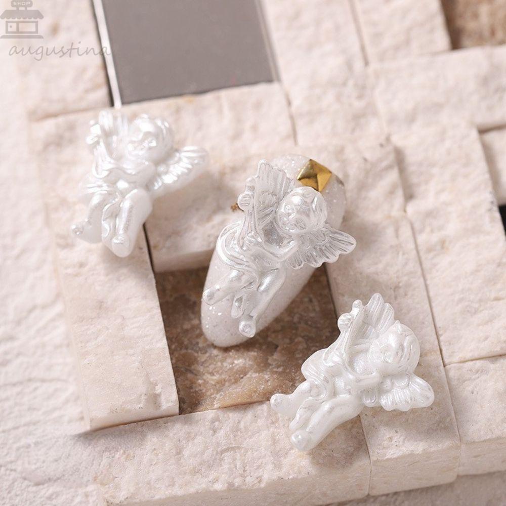 Augustina Nail Art Charms Angel Bayi Perempuan Kuku Kecantikan Hiasan Kuku Manikur Aksesoris DIY Bahan Kuku Nail Art Perhiasan