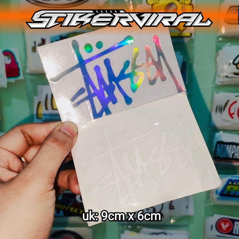 sticker cutting  STUSSY DISTRO