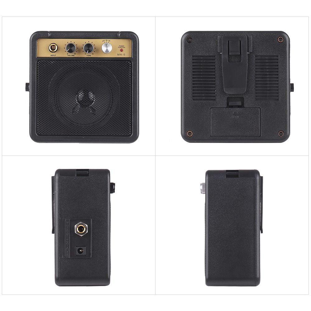 Lanfy Mini Amplifier Gitar Mini Part Portable Speaker Gitar Set Gitar Plug Amp Untuk Pipa Biola Gitar Amp