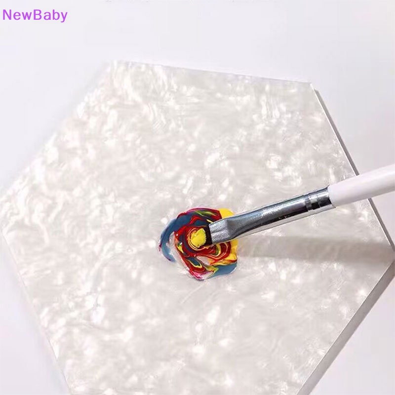 Newbaby 1Pc Palet Nail Art Shell Piece Tips Kuku Palsu Papan Pajangan Properti Foto ID