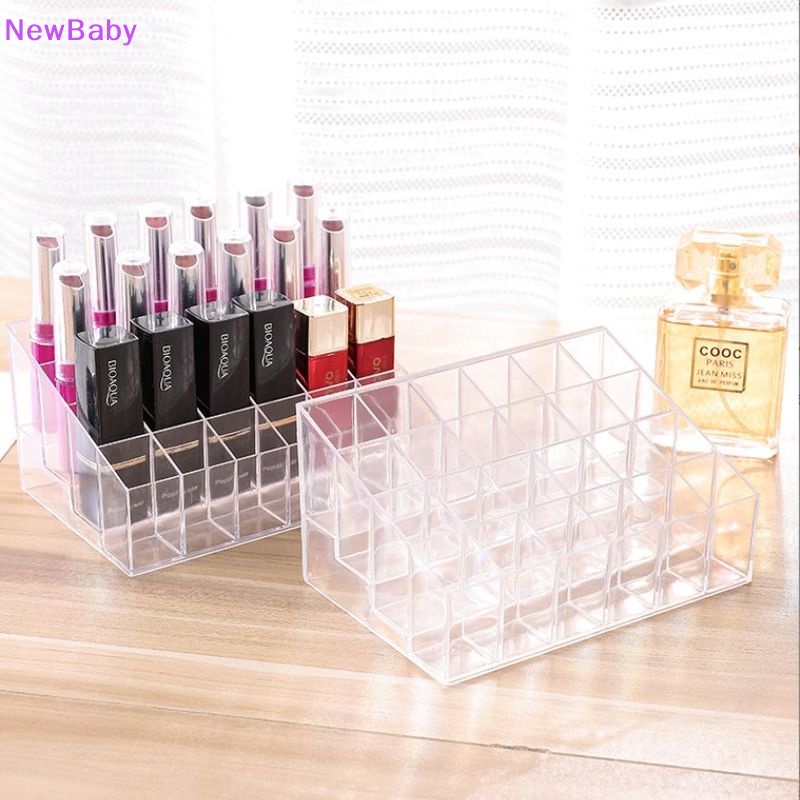 Newbaby 24kompartmen Lip Organiser Storage Display Box Case Costmetics Make Up ID