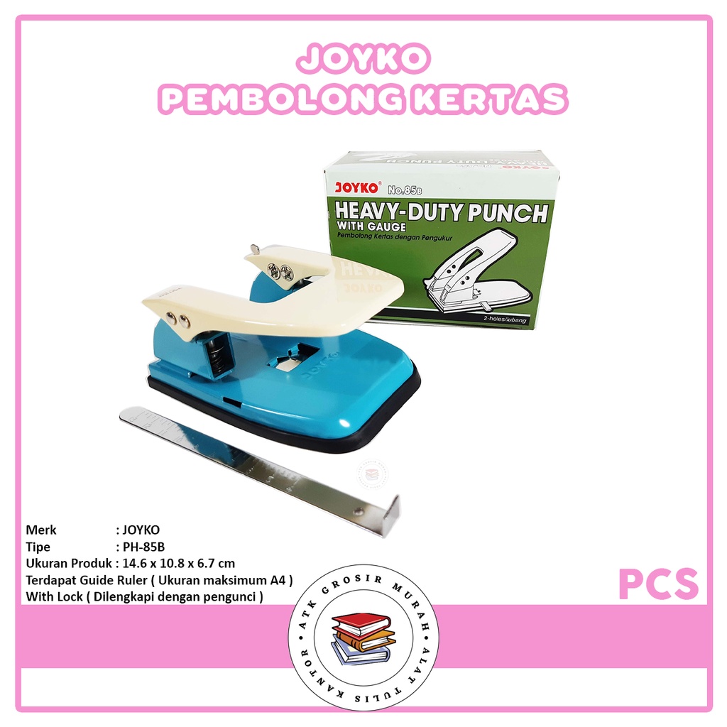 

JOYKO - Pembolong Kertas 85B Dan No.85 Heavy Duty Punch - Pcs