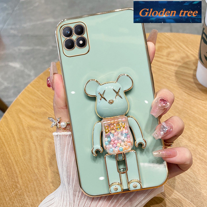 REALME Pohon toserba mustofaloden mustofaealme 8i Casing telepon intipoftcase kampaslectroplated silikon tahan guncangan mustofarotector suketmooth suketrote suketumper mustofaover desain baru