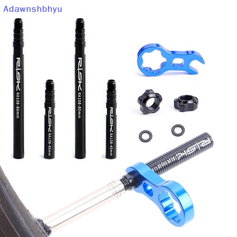 Adhyu 2pcs Sepeda Bicycle Ban Dalam Presta Valve Extender Extension Dengan Core Wrench ID