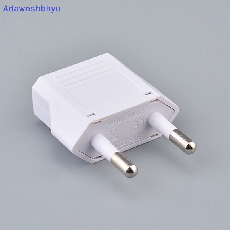 Adaptor Colokan Listrik Travel Adhyu Amerika China Ke EU Eropa 6A Konektor Converter Plug 2pin ID